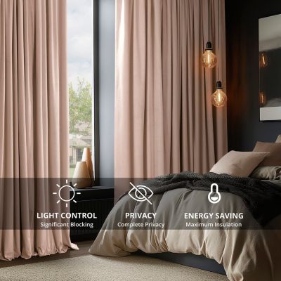 Grommet Signature Velvet Blackout Curtain