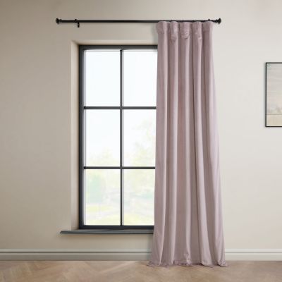 Heritage Plush Velvet Room Darkening Curtain