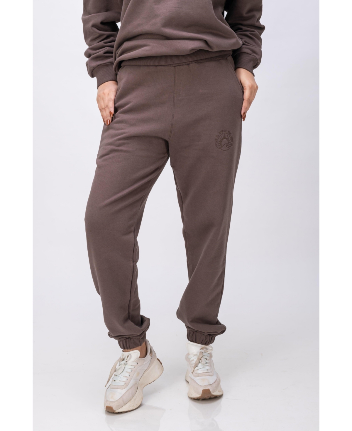 Women's Organic Cotton Classic Wellness Jogger - Chocolate