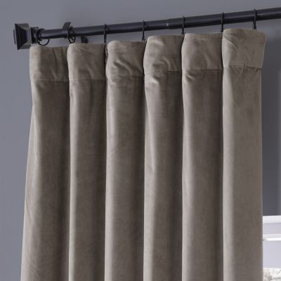 Signature Plush Velvet Hotel Blackout Curtain