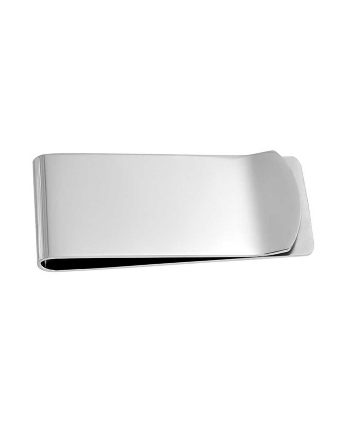 Basic Large Wide Strong Money Clip Card Holder - Black Gold Silver Stainless Steel - Gold