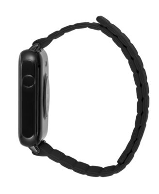 Connect Matrix Black Silicone Smartwatch, 44mm