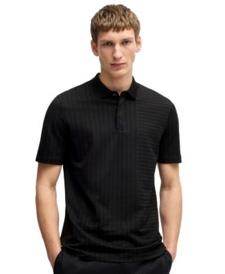 Hugo Boss - Men's Mercerised-Cotton Regular-Fit Polo