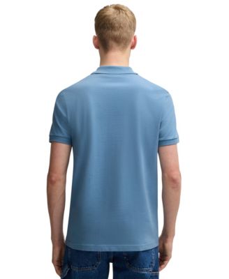 Men's Stretch-Cotton Pique Slim-Fit Polo Shirt