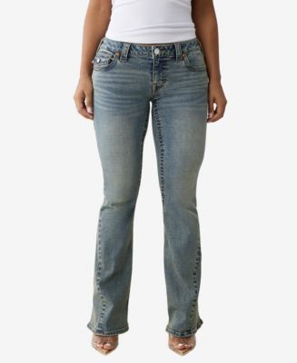 【SALE/国内発送】True Religion JOEY FLAP FLARE JEAN JOEY MID RISE FLAP FLARE JEAN - Medium Fresh Wash | True