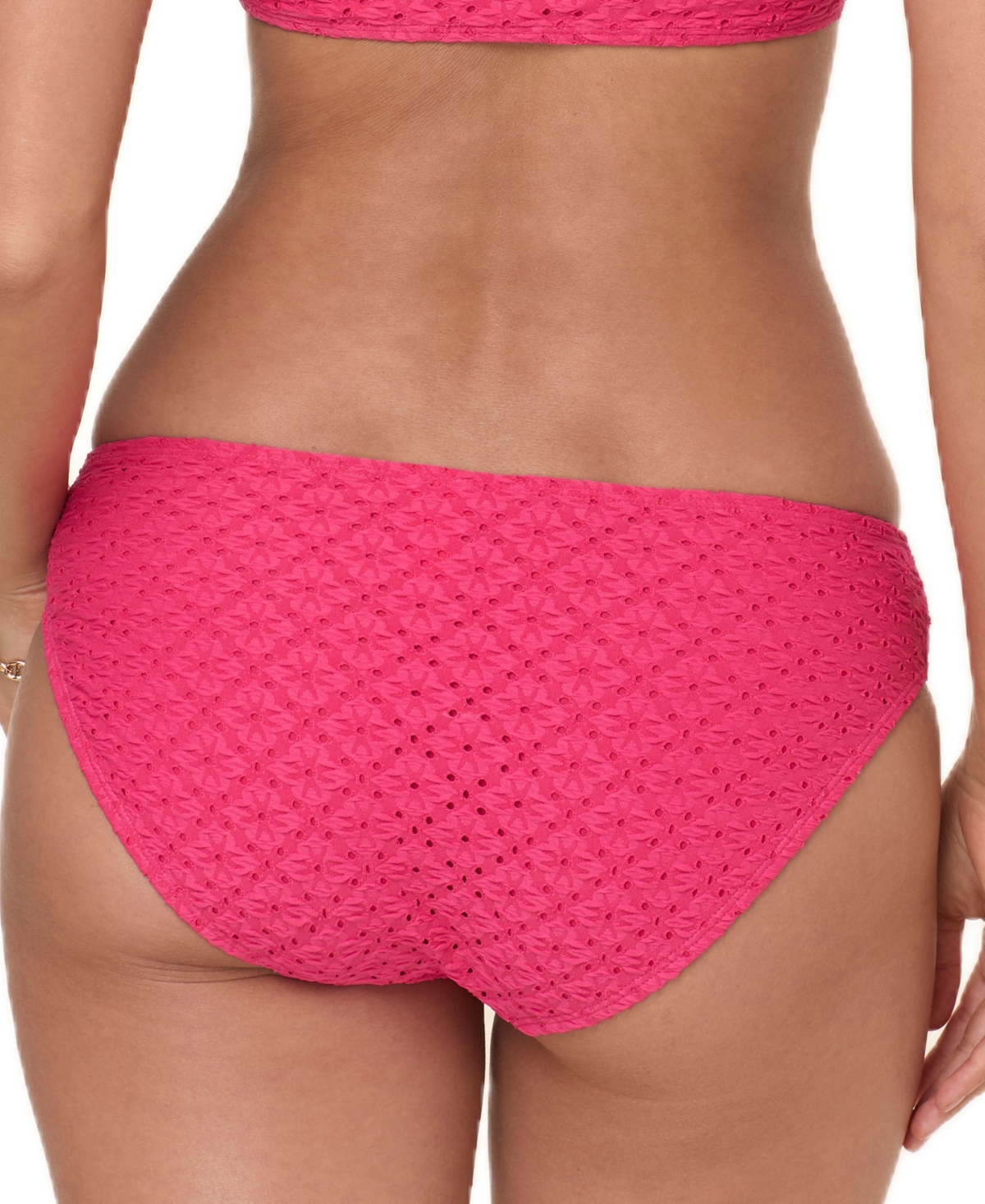 Andie Women's Pointelle Bikini Bottoms In Begonia