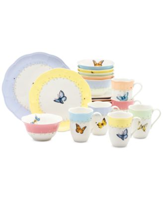 Lenox - Butterfly Meadow Color 24-Pc. Dinnerware Set, Service for 6