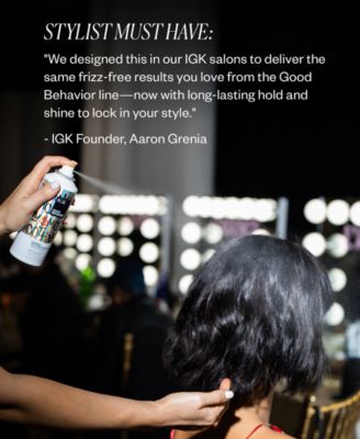 Good Behavior Flexible Anti-Frizz Hairspray, 5 oz.