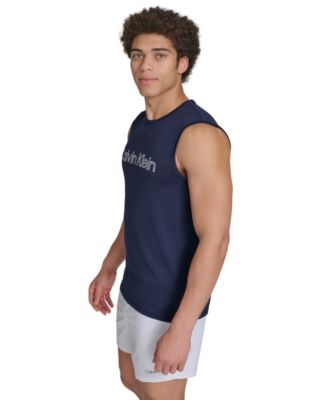 Men's Logo Sleeveless Swim Rash Guard