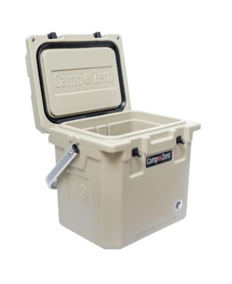 12 | 12.6 Qt. Premium Cooler with Molded-in Cup Holders and Folding Aluminum Handle | Clay