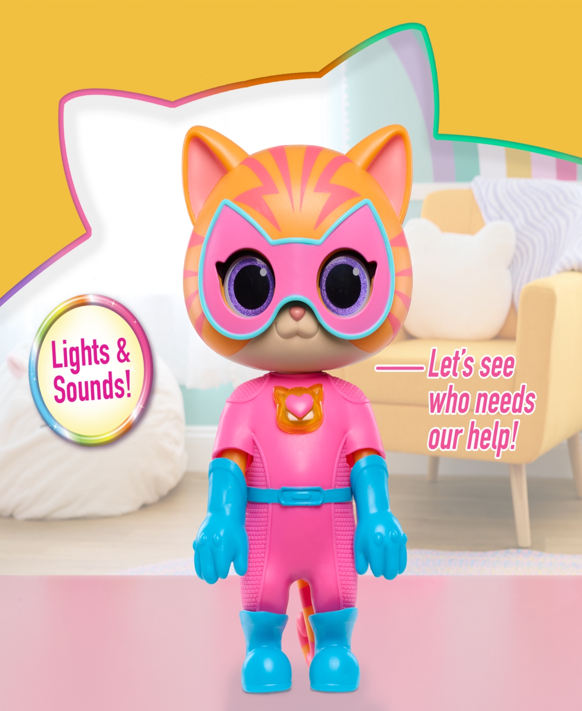 Super Kitties Cat-tastic Transforming Ginny Toy Figure In Multicolor
