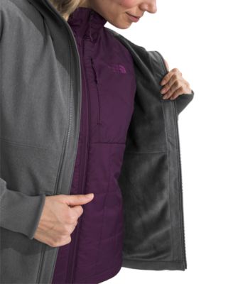 Women's Shelbe Raschel Zip-Front Fleece-Lined Hoodie Jacket