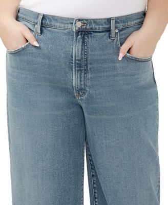 Plus Size Be Easy High-Rise Wide-Leg Jeans
