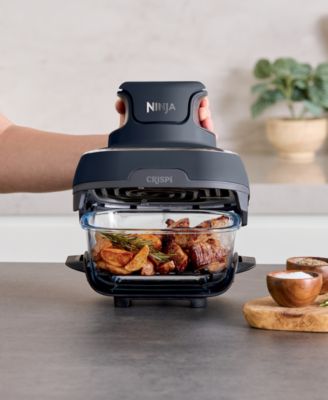 Crispi 4-in-1 Portable Glass Air Fryer Cooking System