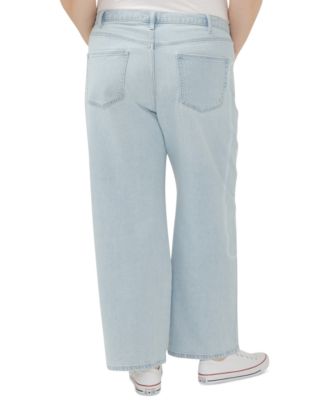 Plus Size Be Easy Drawstring Jeans