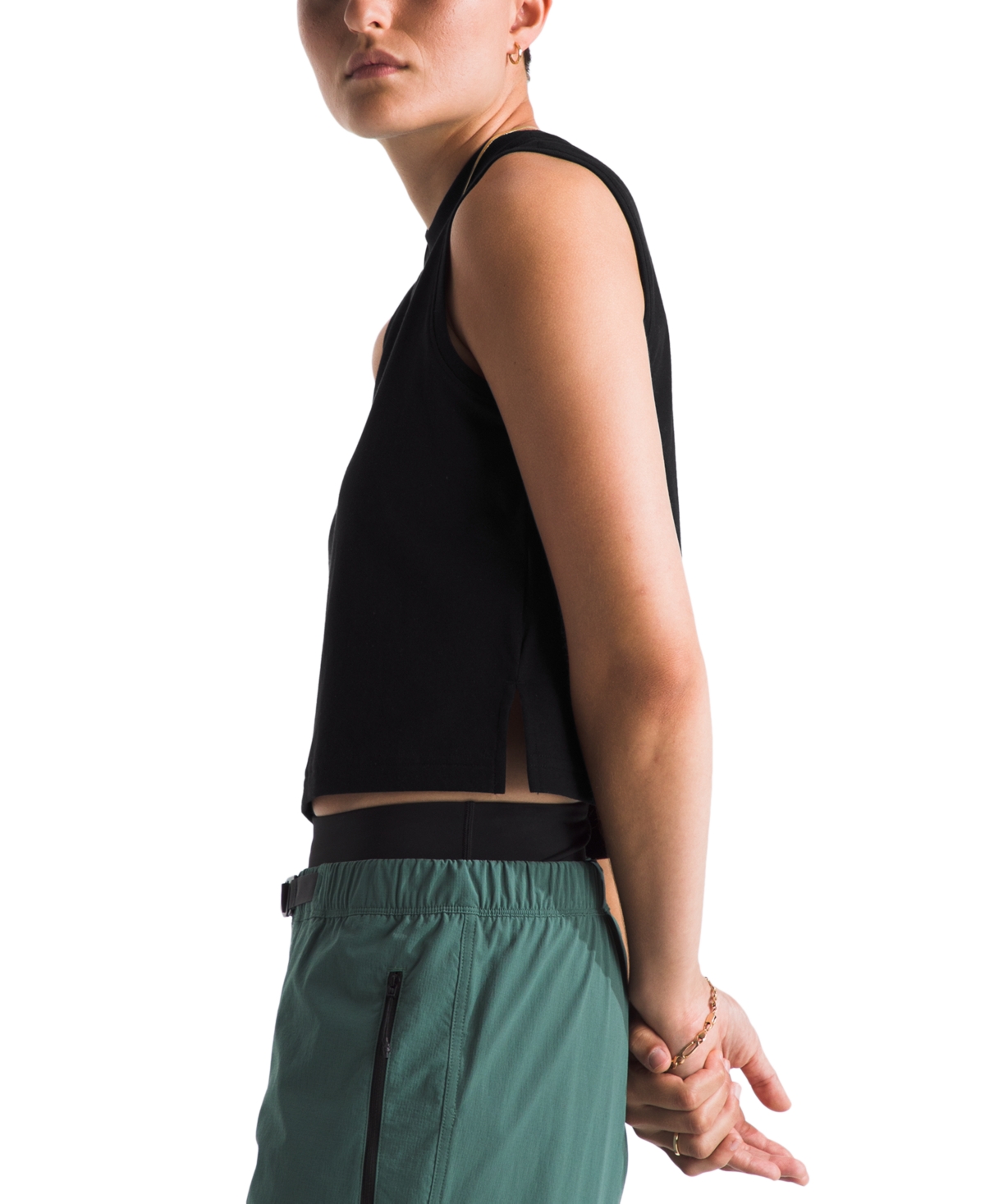 Shop The North Face Women's Evolution Cotton Tank Top In Tnf Black