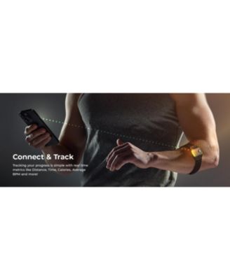 Smart Customizable Air Bike Trainer, 330LB Capacity Leg + Arm Cardio Workout, with SunnyFit App Bluetooth Link