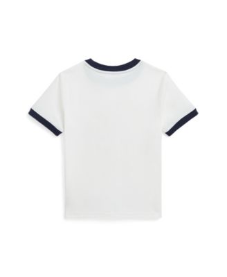 Little Boys Baseball Logo Cotton Jersey T-Shirt