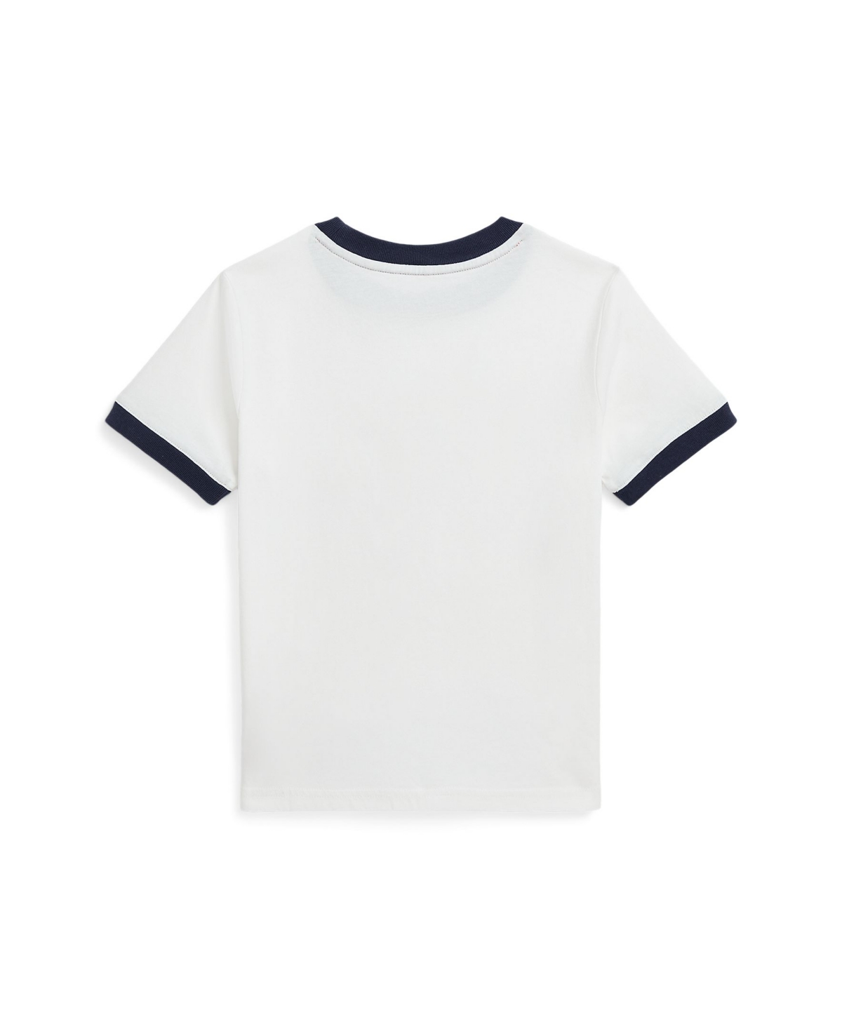 Polo Ralph Lauren Little Boys Baseball Logo Cotton Jersey T-shirt In Paper White