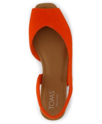 Women's Briella Open Toe Slingback Flat Sandals