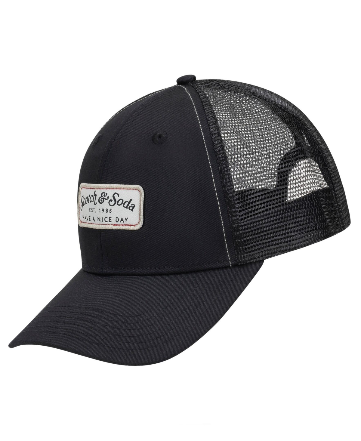 SCOTCH & SODA MEN'S HAVE A NICE DAY TRUCKER HAT 