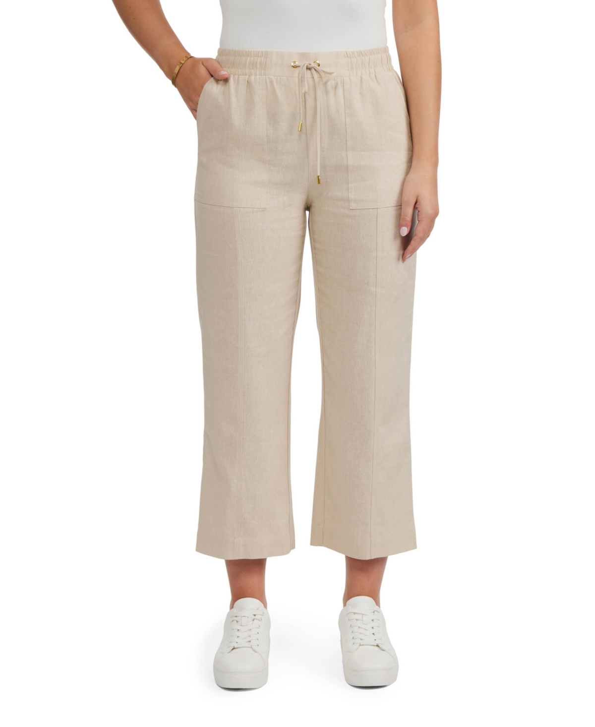 Women's Cropped Straight Leg Pant - Azure