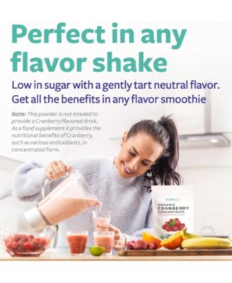 USDA Organic Cranberry Concentrate, Pure Cranberry Juice Concentrate for Urinary Tract, Joint & Kidney Health Support, 200srv