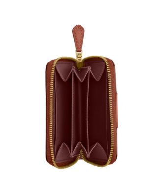 Essential Small Signature Canvas Zip Around Card Case Wallet