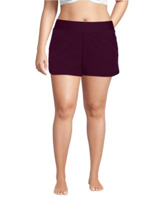 Plus Size SunShade UPF 50 3" Board Shorts with Panty