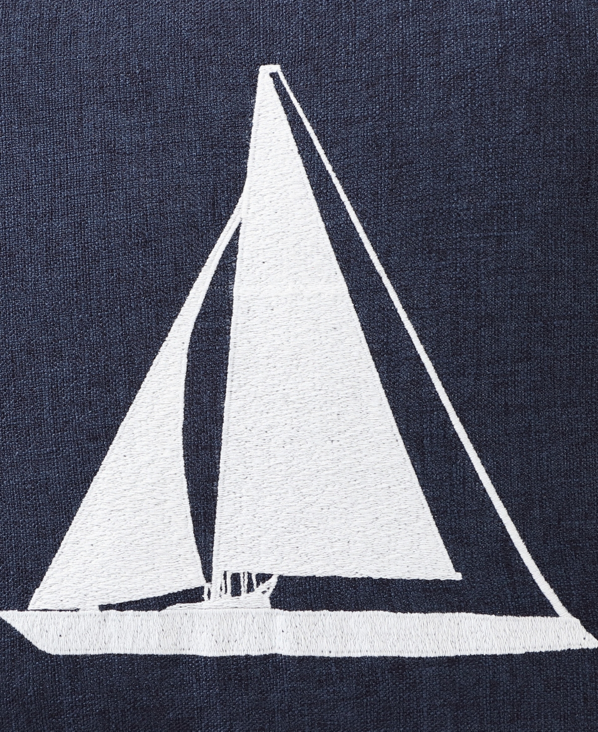 Nautica Sailboat Horizons Navy Decorative Pillow In Navy