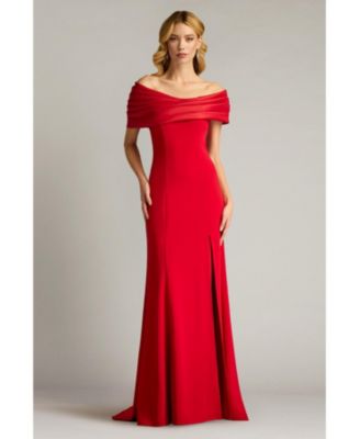 Dalton Two-Tone Off-Shoulder Gown