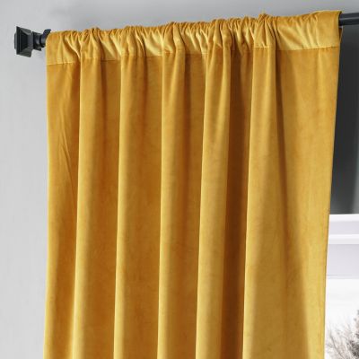 Signature Plush Velvet Hotel Blackout Curtain