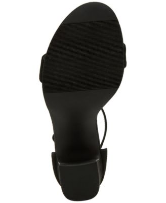 Sasha Two-Piece Block-Heel Dress Sandals