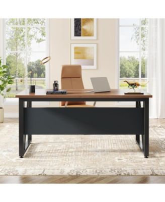 55 inches Simple Computer Desk,Modern Home Office Desk Writing Table for Workstation