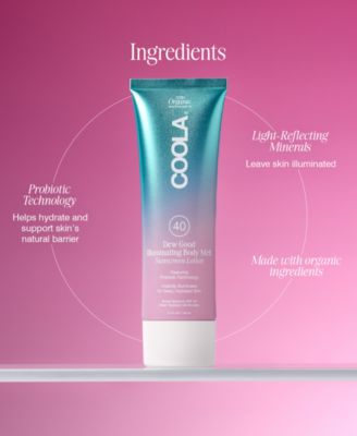 Dew Good Illuminating Body Melt Sunscreen Lotion SPF 40, 3.4 oz.