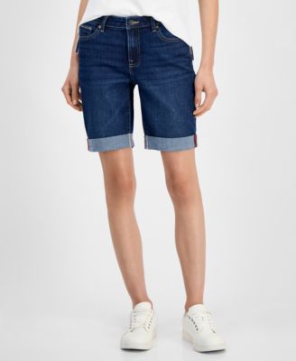 Women's 9" Cuffed Denim Shorts
