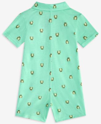 Baby Boys Jump Frog-Print Sunsuit, Exclusively at Macy's