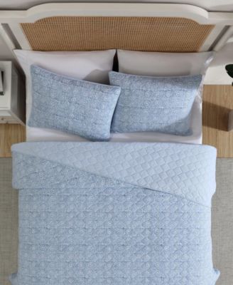 Floral Park Reversible 3-Pc. Quilt Set, King