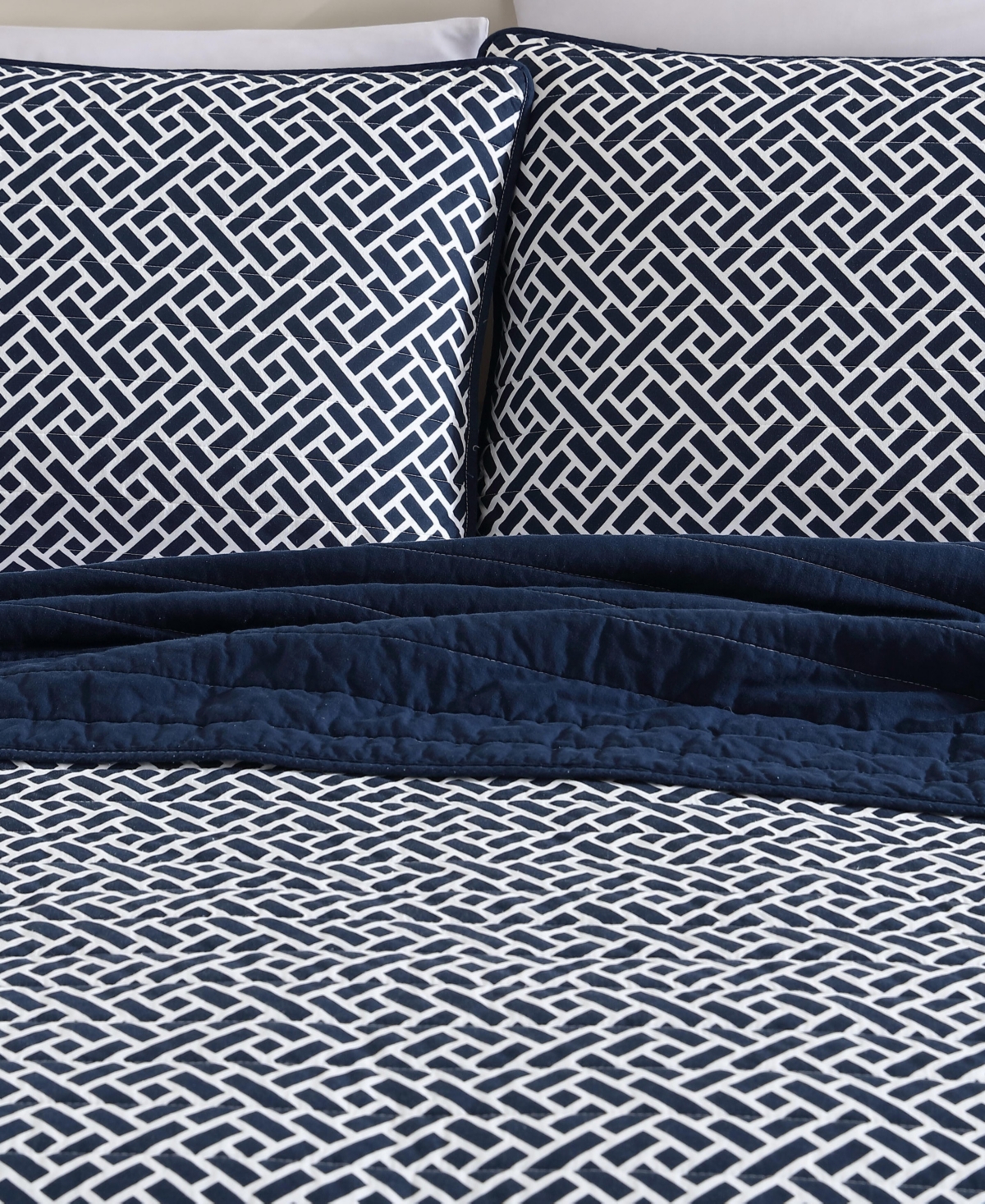 Nautica Lockridge Reversible 3-Pc. Quilt Set