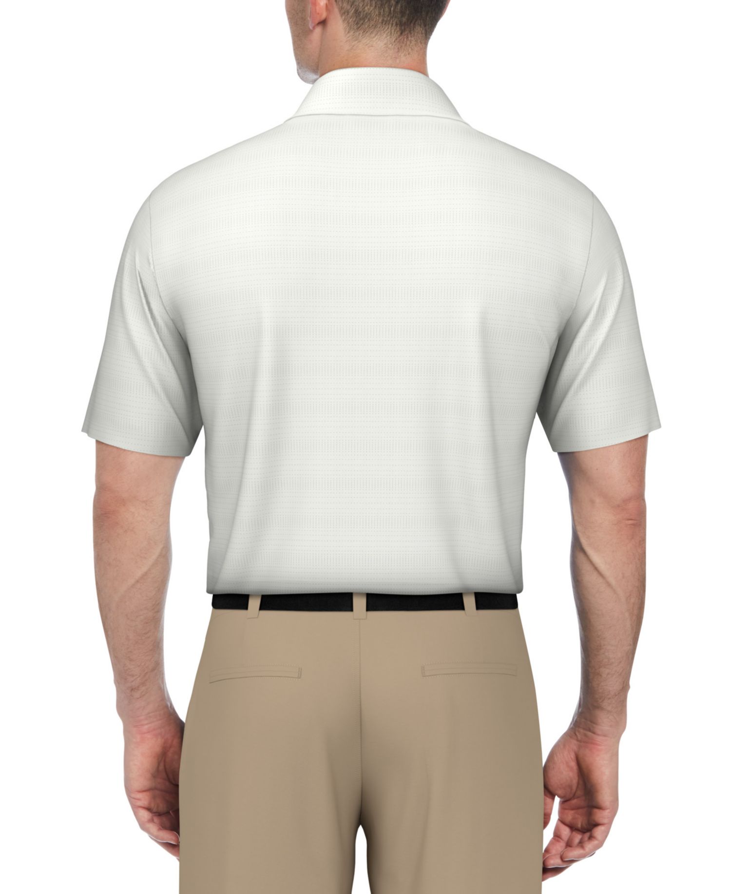 Men's Short-Sleeve Airflux Heather Golf Polo Shirt