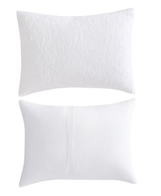 Seaside Floral Jacquard 3-Pc. Duvet Cover Set, King