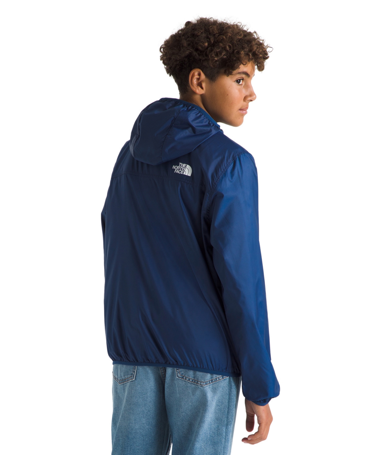 The North Face Big Boys Cyclone Wind Jacket In Estate Blu