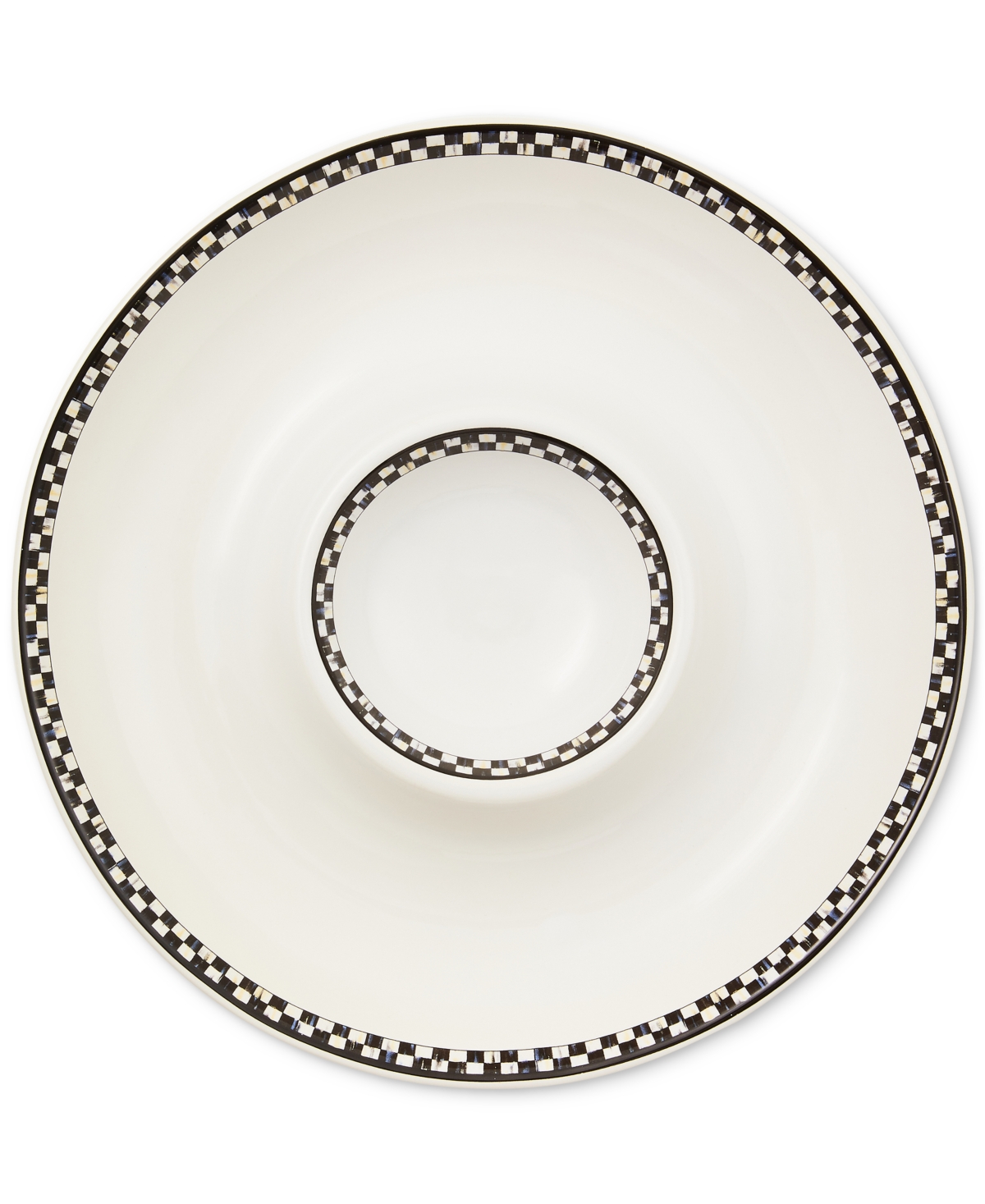 Mackenzie-childs Courtly Check Everyday Chip & Dip