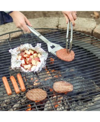 Outdoor Camping or Backyard Heavy-Duty Steel Round Fire Pit Cooking Rack Grill Grate - 40&amp;#x22;