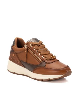 Carmela Collection Women's Leather Casual Sneakers By Xti