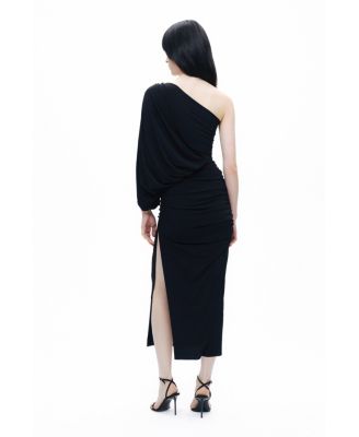 Women's Draped Detail Maxi Dress