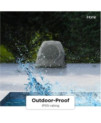 Rechargeable Bluetooth Outdoor Solar Rock Speakers with TWS Linking