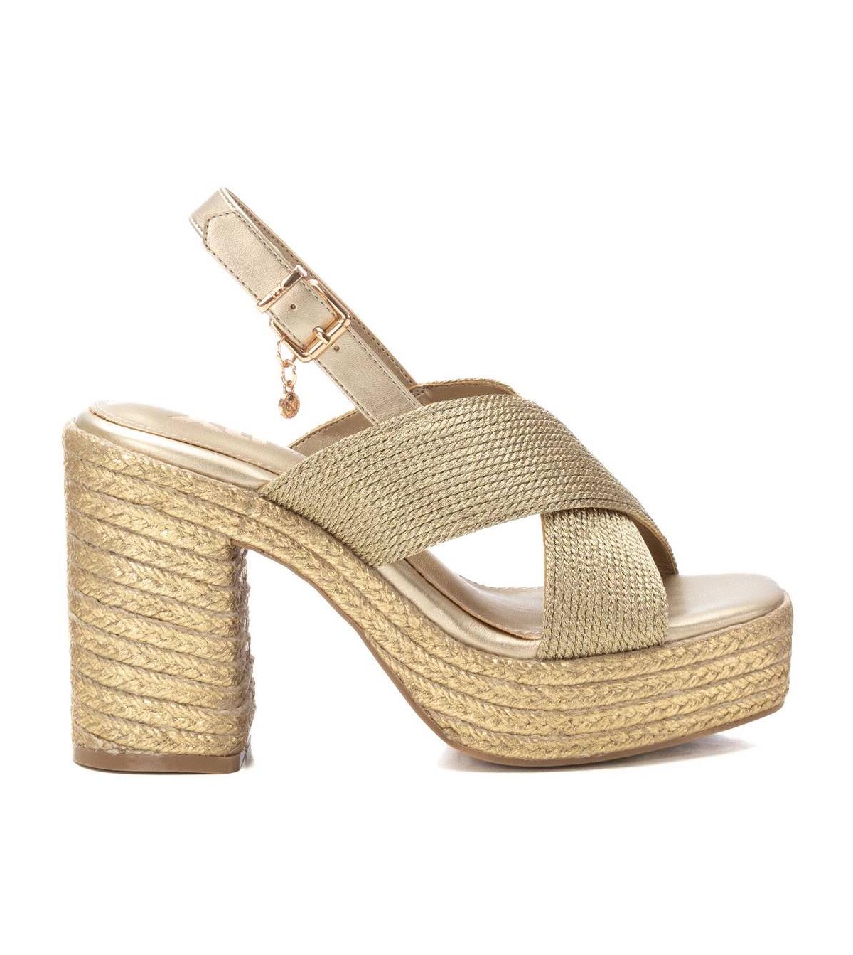 Women's High Heel Sandals - Gold