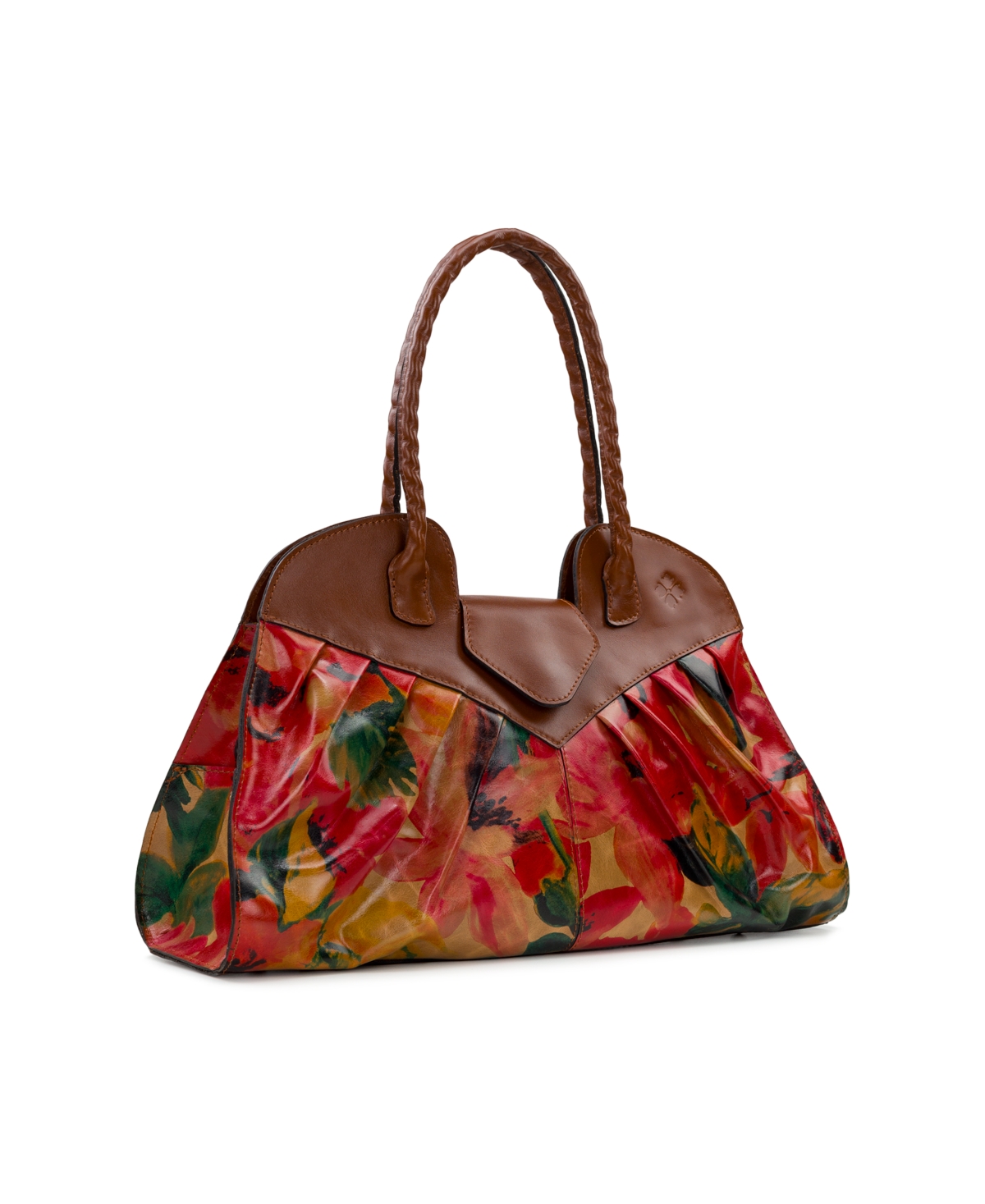 Patricia Nash Lione X-large Satchel Bag In Spring Multi