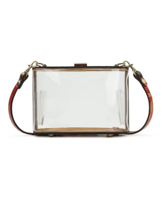 Anselma Frame Clear Mini Crossbody Bag